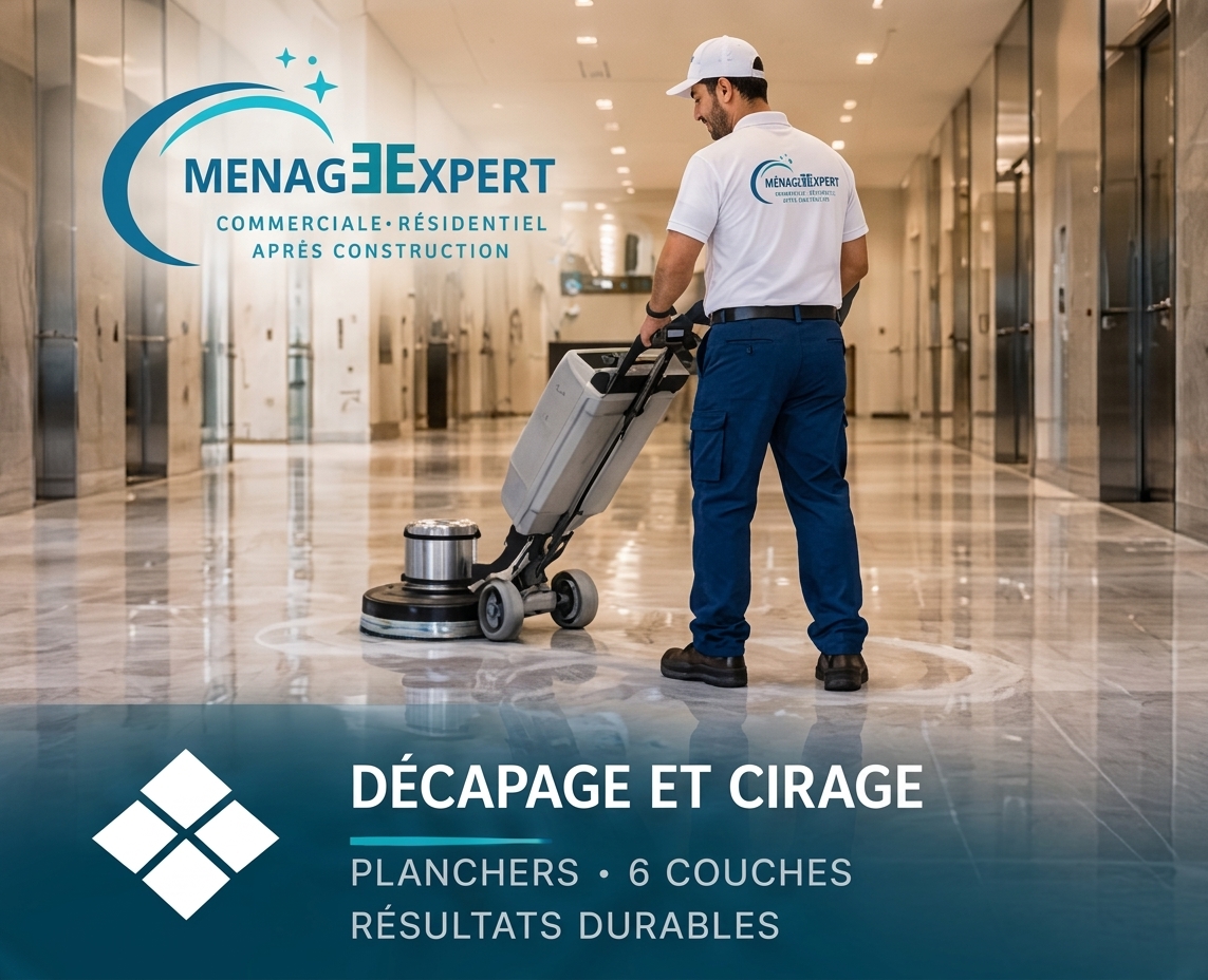 Décapage & Cirage de Planchers